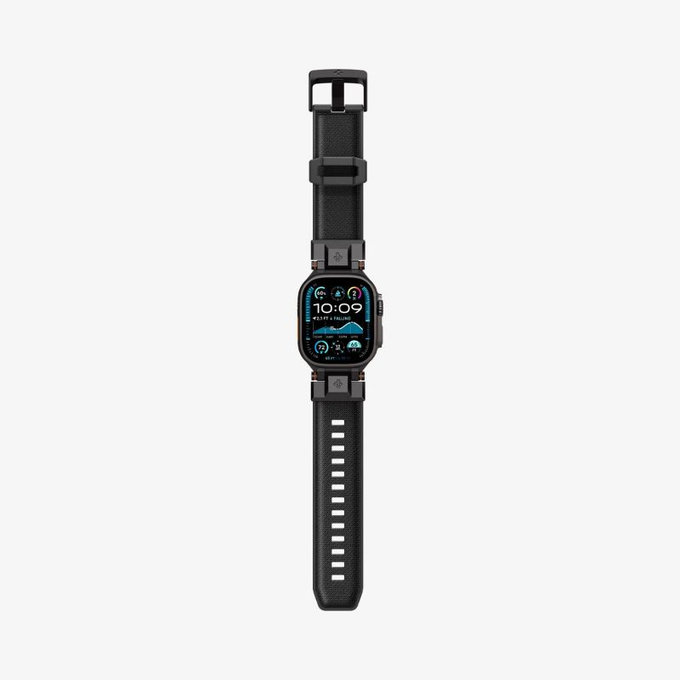 Spigen - Curea Durapro Armor pentru Apple Watch (42, 44, 45, 49mm), Black Edition