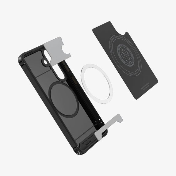 Spigen - Carcasă Core Armor cu MagSafe pentru Samsung Galaxy S25, Matte Black