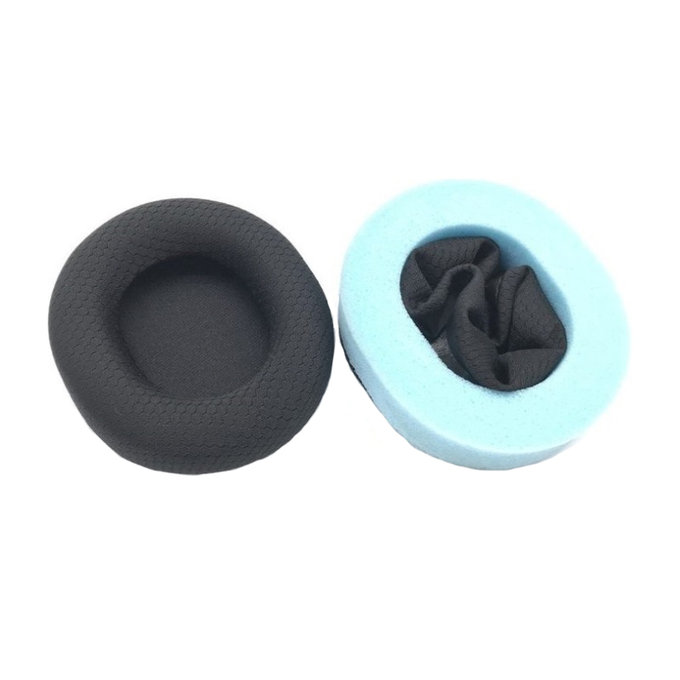 Perne de schimb pentru pentru SteelSeries Arctis, Spumă cu memorie + Textil, Negru, 1 pereche