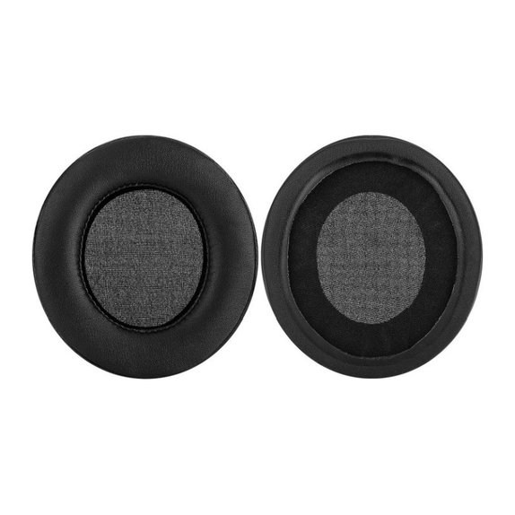 Perne de schimb pentru Razer Nari, Kraken, Spumă cu memorie + piele PU, Negru, 1 pereche