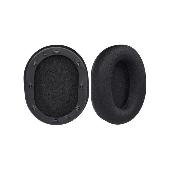 Perne de schimb pentru Razer BlackShark, Spumă cu memorie + Textil, Negru, Gel răcoritor, 1 pereche