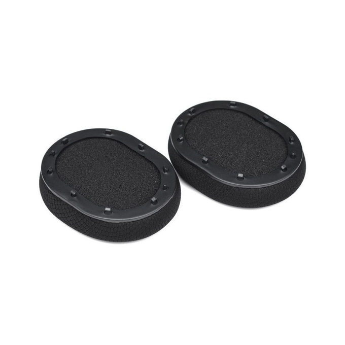 Perne de schimb pentru pentru Razer BlackShark, Spumă cu memorie + Textil, Negru, Gel răcoritor, 1 pereche