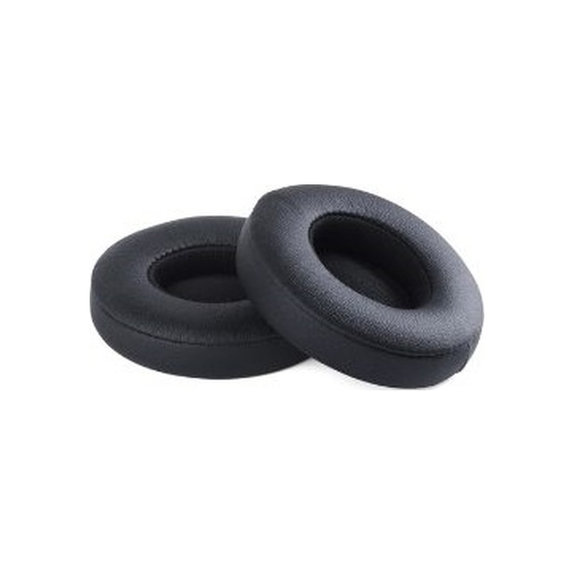 Perne de schimb pentru Beats Solo 2, 3, Spumă cu memorie + piele PU, Negru, 1 pereche
