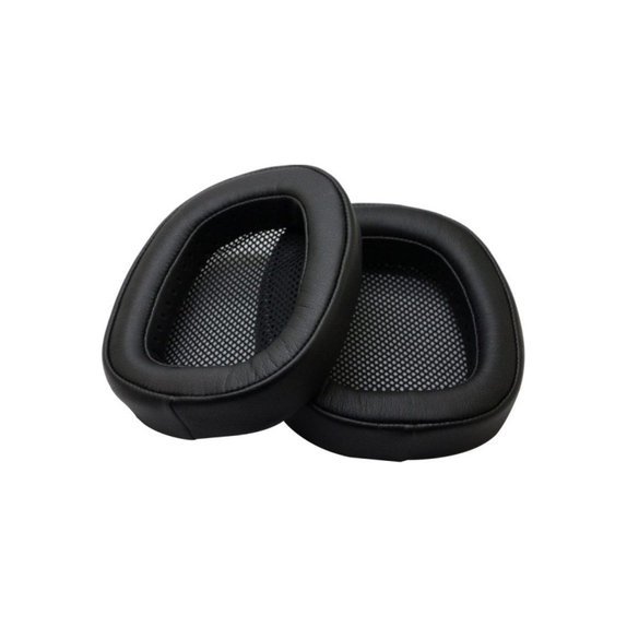 Perne de schimb pentru Logitech G433, Spumă cu memorie + piele PU, Negru, 1 pereche