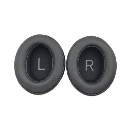 Perne de schimb pentru pentru Sennheiser Momentum 3.0, Spumă cu memorie + piele PU, Negru, 1 pereche