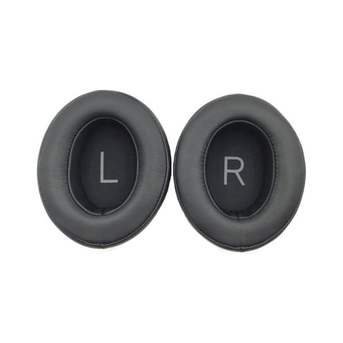 Perne de schimb pentru pentru Sennheiser Momentum 3.0, Spumă cu memorie + piele PU, Negru, 1 pereche