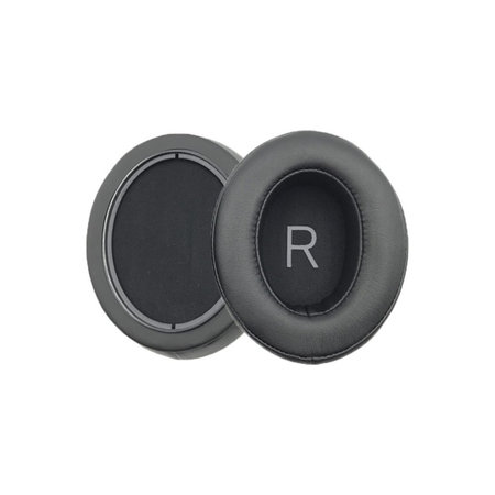 Perne de schimb pentru pentru Sennheiser Momentum 3.0, Spumă cu memorie + piele PU, Negru, 1 pereche