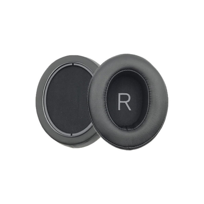 Perne de schimb pentru pentru Sennheiser Momentum 3.0, Spumă cu memorie + piele PU, Negru, 1 pereche