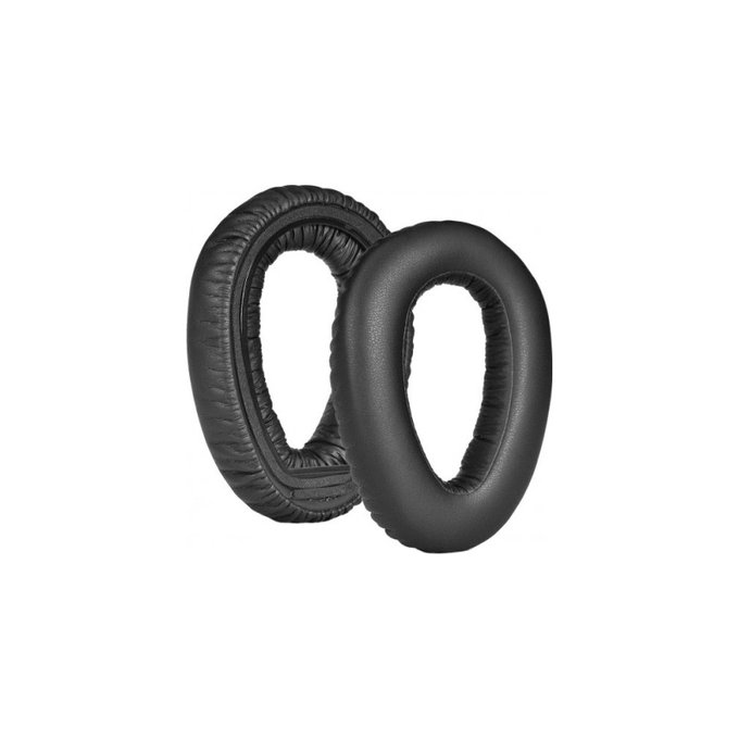 Perne de schimb pentru pentru Sennheiser PXC550, Spumă cu memorie + piele PU, Negru, 1 pereche