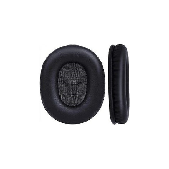 Perne de schimb pentru Audio-Technica ATH-M50X, piele PU, Negru, 1 pereche
