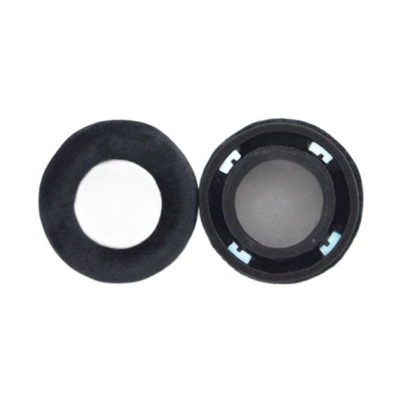 Perne de schimb pentru AKG K702, Spumă cu memorie + Piele întoarsă, Negru, 1 pereche
