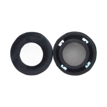 Perne de schimb pentru pentru AKG K702, Spumă cu memorie + Piele întoarsă, Negru, 1 pereche