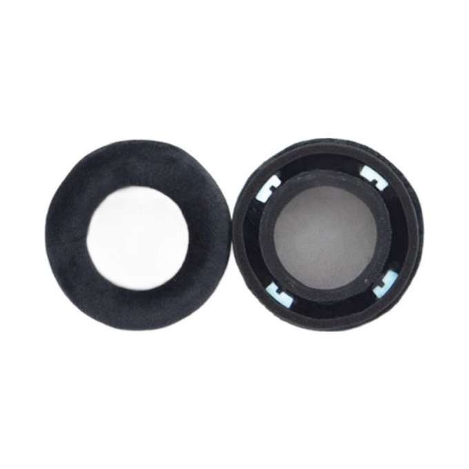 Perne de schimb pentru pentru AKG K702, Spumă cu memorie + Piele întoarsă, Negru, 1 pereche