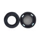 Perne de schimb pentru AKG K702, Spumă cu memorie + Piele întoarsă, Negru, 1 pereche