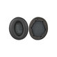 Perne de schimb pentru Anker Soundcore Life Q20, Spumă cu memorie + piele PU, Negru, 1 pereche