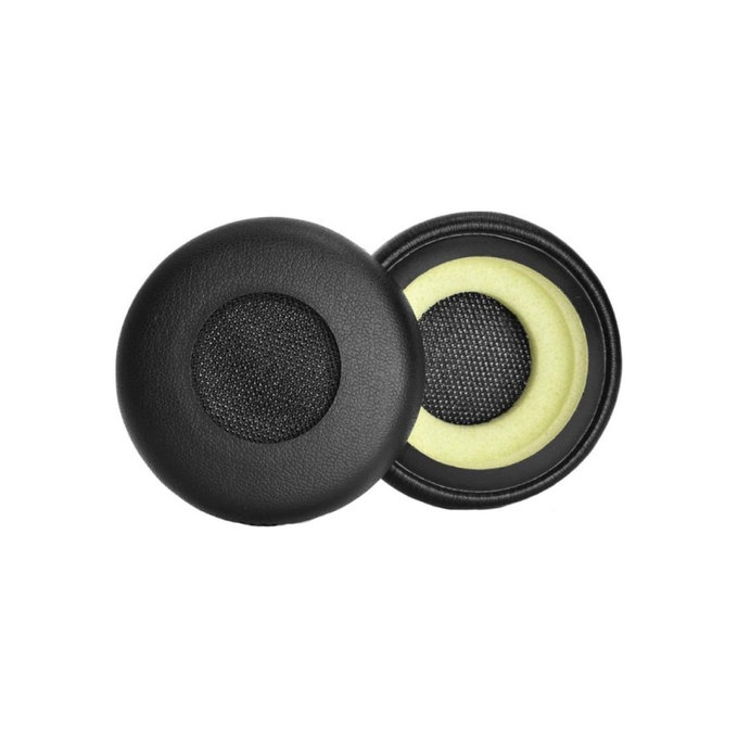 Perne de schimb pentru pentru Jabra Evolve 20, 30, 40, piele PU, Negru, 1 pereche