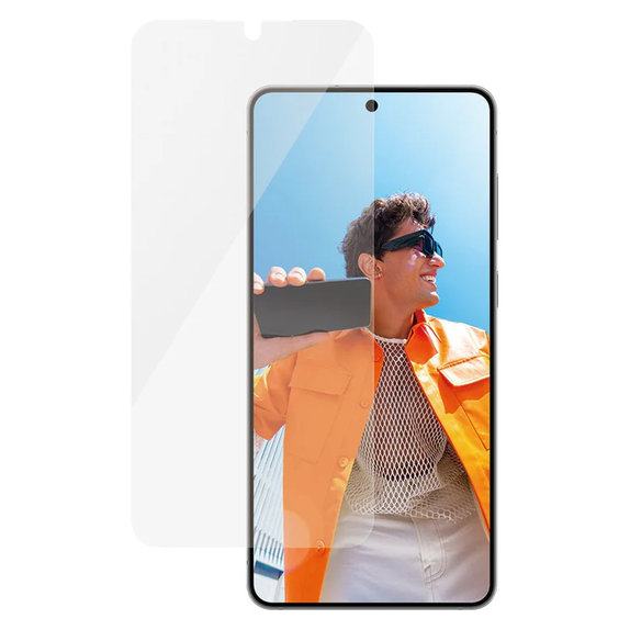 Sticlă securizată UWF Ceramic cu aplicator pentru Samsung Galaxy S25 Edge, Transparent, PanzerGlass