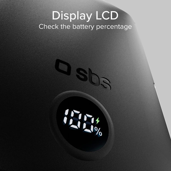 SBS - PowerBank 5000mAh, 20W, Power Delivery, Mag Stand, negru