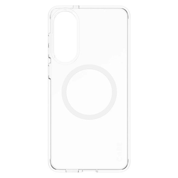Caz Urban Combat cu QI alb pentru Samsung Galaxy S25 Edge, Transparent, PanzerGlass