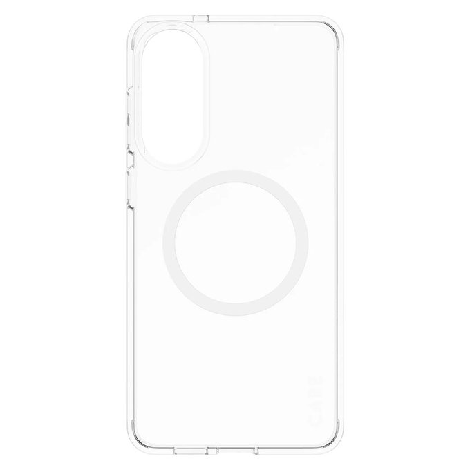 Caz Urban Combat cu QI alb pentru Samsung Galaxy S25 Edge, Transparent, PanzerGlass