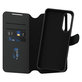 Caz Wallet Tango Two-In-One cu QI pentru Samsung Galaxy S25 Edge, Negru, PanzerGlass