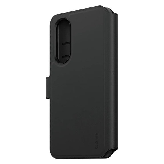 Caz Wallet Tango Two-In-One cu QI pentru Samsung Galaxy S25 Edge, Negru, PanzerGlass
