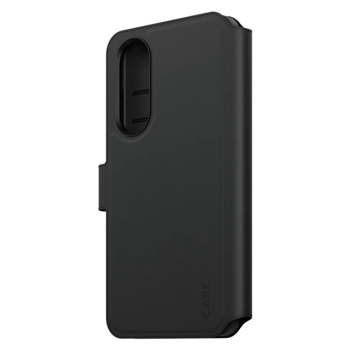 Caz Wallet Tango Two-In-One cu QI pentru Samsung Galaxy S25 Edge, Negru, PanzerGlass