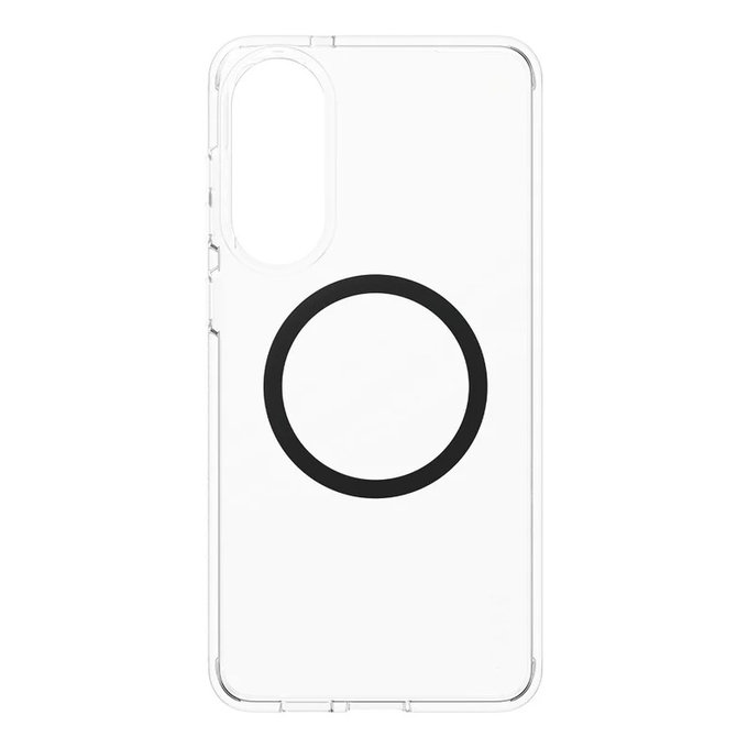Caz Urban Combat cu QI negru pentru Samsung Galaxy S25 Edge, Transparent, PanzerGlass