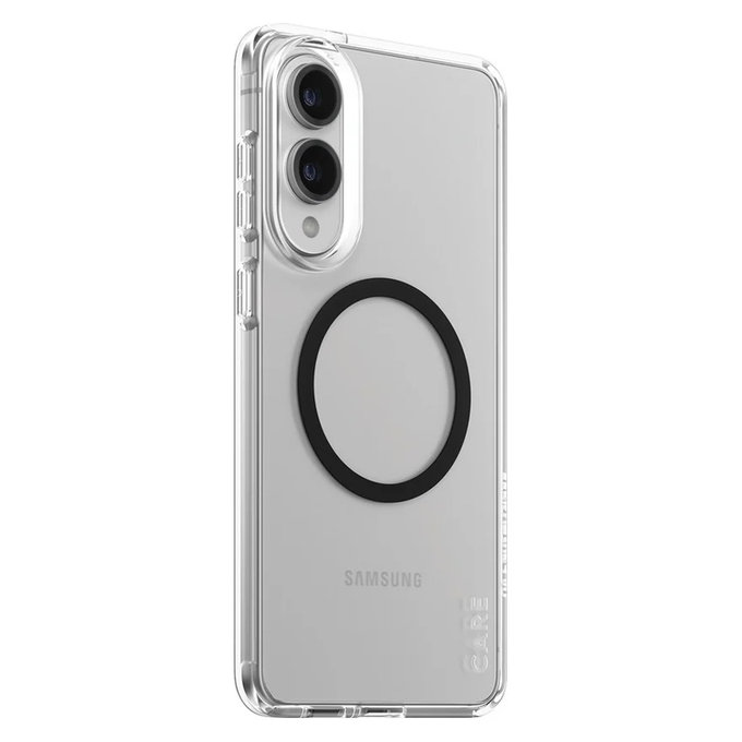 Caz Urban Combat cu QI negru pentru Samsung Galaxy S25 Edge, Transparent, PanzerGlass