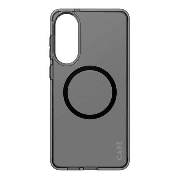 Caz Smokey cu QI negru pentru Samsung Galaxy S25 Edge, Negru, PanzerGlass