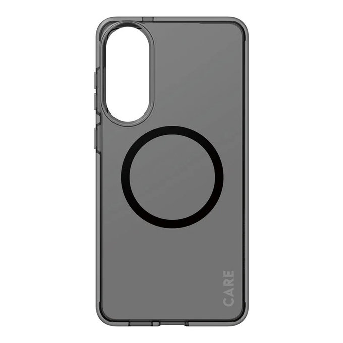 Caz Smokey cu QI negru pentru Samsung Galaxy S25 Edge, Negru, PanzerGlass