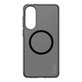 Caz Smokey cu QI negru pentru Samsung Galaxy S25 Edge, Negru, PanzerGlass