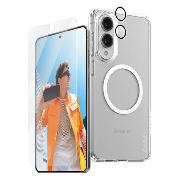 Bundle 3 în 1 pentru Samsung Galaxy S25 Edge, PanzerGlass