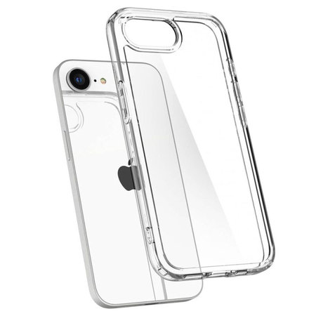 Spigen - Carcasă Ultra Hybrid pentru iPhone 16e, Crystal Clear