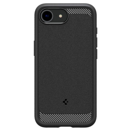 Spigen - Carcasă Rugged Armor cu MagSafe pentru iPhone 16e, Matte Black
