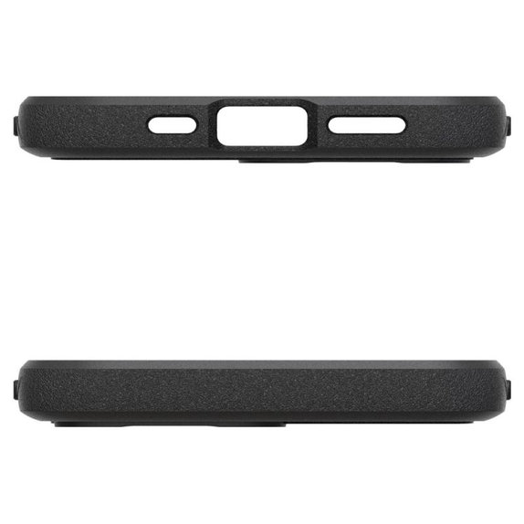 Spigen - Carcasă Rugged Armor cu MagSafe pentru iPhone 16e, Matte Black