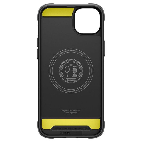 Spigen - Carcasă Rugged Armor cu MagSafe pentru iPhone 14, Matte Black