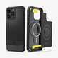Spigen - Carcasă Rugged Armor cu MagSafe pentru iPhone 15 Pro Max, Matte Black