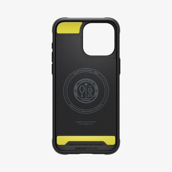 Spigen - Carcasă Rugged Armor cu MagSafe pentru iPhone 15 Pro Max, Matte Black