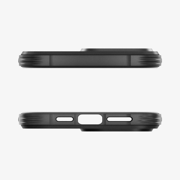 Spigen - Carcasă Rugged Armor cu MagSafe pentru iPhone 15 Pro Max, Matte Black