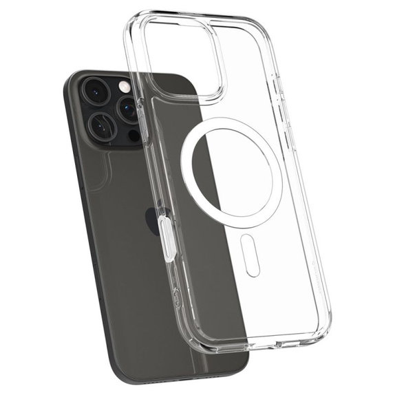 Spigen - Carcasă Ultra Hybrid "T" cu MagSafe pentru iPhone 16 Pro Max, albă