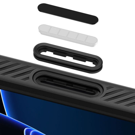 Spigen - Carcasă Liquid Air "T" cu MagSafe pentru iPhone 16 Pro Max, Matte Black