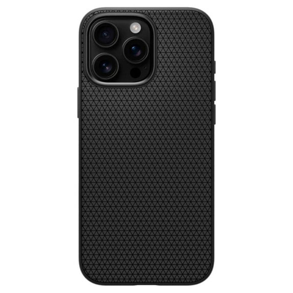 Spigen - Carcasă Liquid Air "T" cu MagSafe pentru iPhone 16 Pro, Matte Black