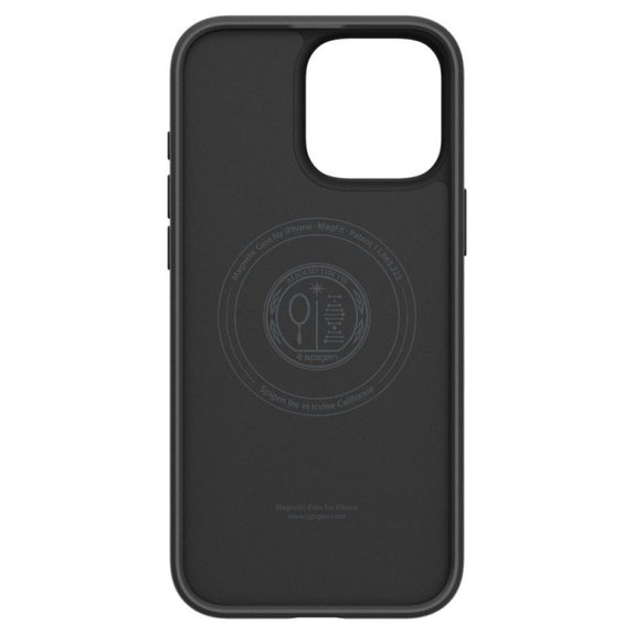 Spigen - Carcasă Liquid Air "T" cu MagSafe pentru iPhone 16 Pro, Matte Black