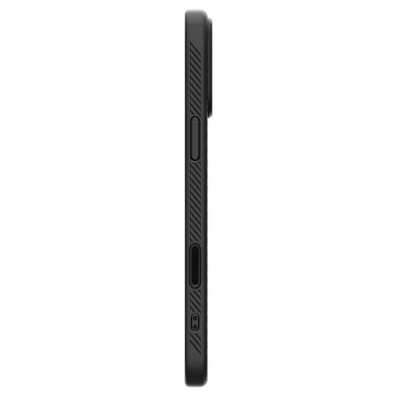 Spigen - Carcasă Liquid Air "T" cu MagSafe pentru iPhone 16 Pro, Matte Black