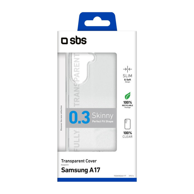 SBS - Caz Skinny pentru Samsung Galaxy A17 5G, transparent