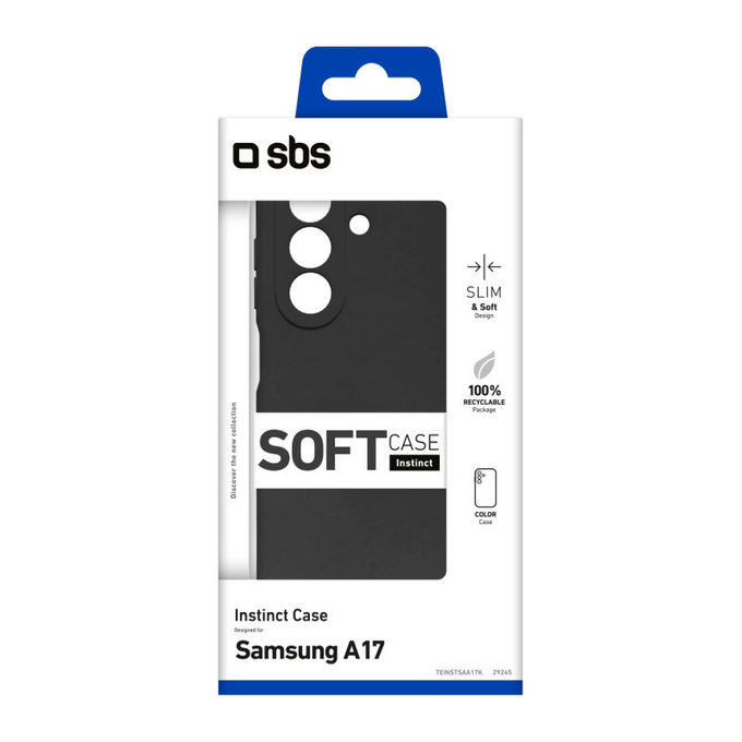 SBS - Caz Instinct pentru Samsung Galaxy A17 5G, negru