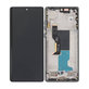 Motorola Edge 50 Fusion - Ecran LCD + Sticlă Tactilă + Ramă (Forest Blue) OLED