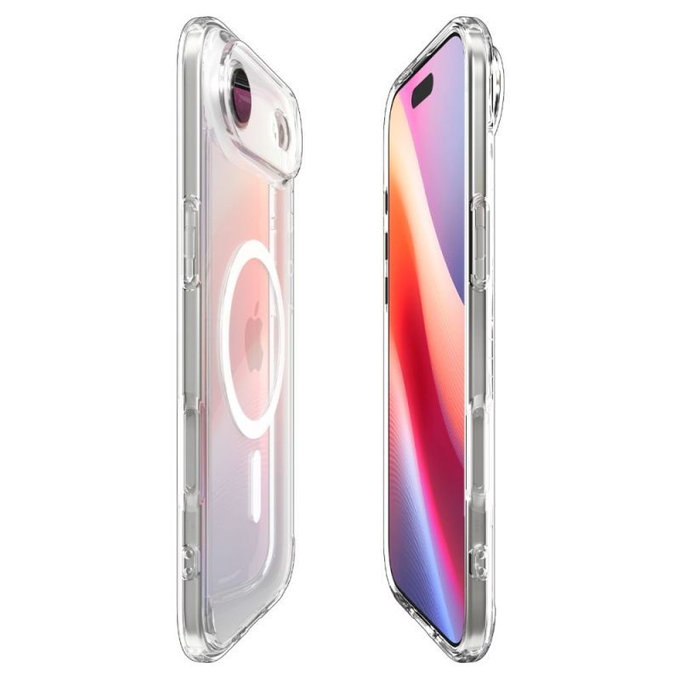 Spigen - Ultra Hybrid husă MagSafe pentru iPhone 17 Air, albă
