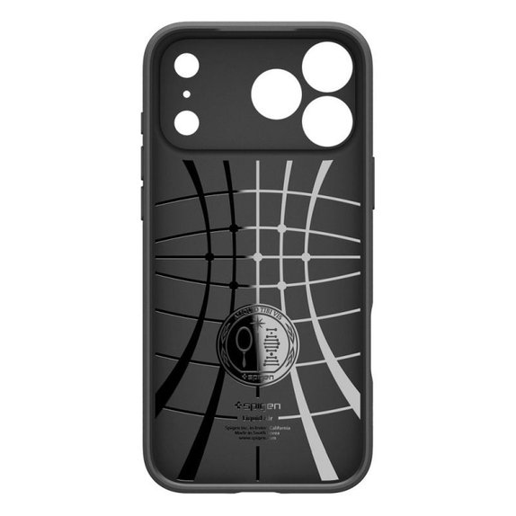 Spigen - Liquid Air husă pentru iPhone 17 Pro, Matte Black